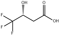 (R)-4,4,4-TRIFLUORO-3-HYDROXYBUTYRIC ACID Structural