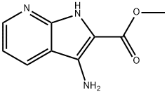 Ethyl 3-aMino-1H-pyrrolo[2,3-b]pyridine-2-carboxylate Structural