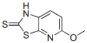Thiazolo[5,4-b]pyridine-2(1H)-thione, 5-methoxy- (9CI) Structural