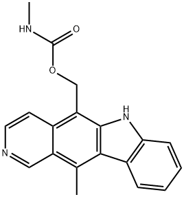 5-(hydroxymethyl)-11-methyl-6H-pyrido(4,3-b)carbazole N-methylcarbamate