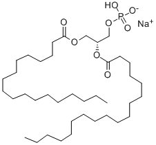 1,2-DISTEAROYL-SN-GLYCERO-3-PHOSPHATIDIC ACID, SODIUM SALT Structural Picture