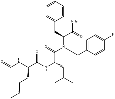 N-FORMYL-MET-LEU-PHE P-FLUOROBENZYLAMIDE