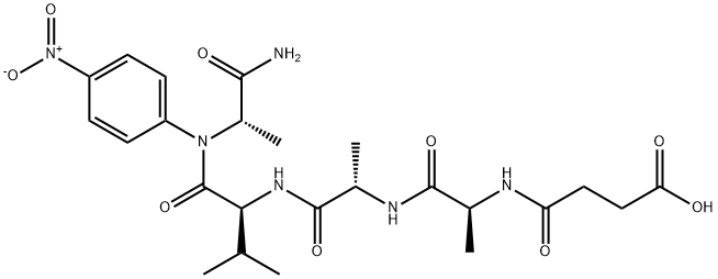 N-SUCCINYL-ALA-ALA-VAL-ALA P-NITROANILIDE