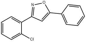 Isoxazole, 3-(2-chlorophenyl)-5-phenyl- Structural