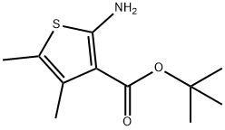 TERT-BUTYL2-AMINO-4,5-DIMETHYLTHIOPHENE-3-CARBOXYLA Structural