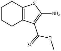 2-AMINO-4,5,6,7-TETRAHYDRO-BENZO[B]THIOPHENE-3-CARBOXYLIC ACID METHYL ESTER Structural