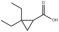 2,2-DIETHYLCYCLOPROPANECARBOXYLIC ACID Structural