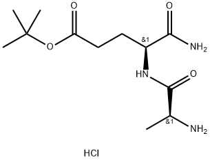 H-ALA-GLU(OTBU)-NH2 HCL Structural