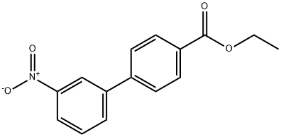 Ethyl 3'-nitro-[1,1'-biphenyl]-4-carboxylate Structural