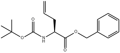 (S)-2-BOC-AMINO-PENT-4-ENOIC ACID BENZYL ESTER Structural