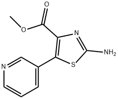 Methyl 2-amino-5-pyridin-3-yl-1,3-thiazole-4-carboxylate Structural