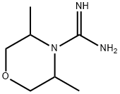 3,5-dimethylmorpholine-4-carboxamidine Structural