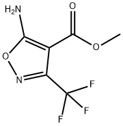 4-Isoxazolecarboxylicacid,5-amino-3-(trifluoromethyl)-,methylester(9CI) Structural