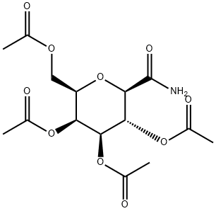 2,3,4,6-TETRA-O-ACETYL-BETA-D-GALACTOPYRANOSYL FORMAMIDE Structural