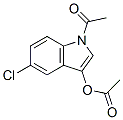 Acetic  acid  1-acetyl-5-chloro-1H-indol-3-yl  ester