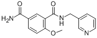 3-carbamyl-(3'-picolyl)-4-methoxy-1-benzamide