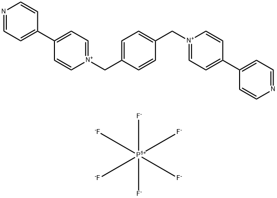 1,1'-(P-XYLYLENE)BIS(4,4'-BIPYRIDINIUM) BIS(HEXAFLUOROPHOSPHATE) Structural