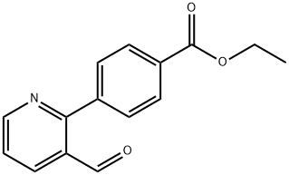 Ethyl 4-(3-formyl-2-pyridyl)benzoate Structural