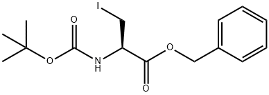 N-BOC-3-IODO-L-ALANINE BENZYL ESTER Structural