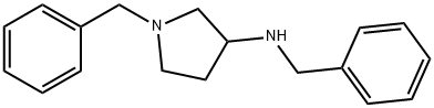 N,N'-DIBENZYL-3-AMINOPYRROLIDINE Structural