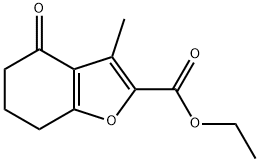 ethyl 3-methyl-4-oxo-4,5,6,7-tetrahydro-1-benzofuran-2-carboxylate Structural