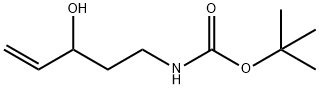 tert-butyl 3-hydroxypent-4-enylcarbamate Structural