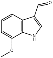 7-Methoxy-3-indolecarboxaldehyde Structural