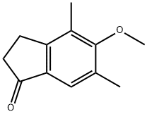 4,6-DIMETHYL-5-METHOXY-1-INDANONE Structural