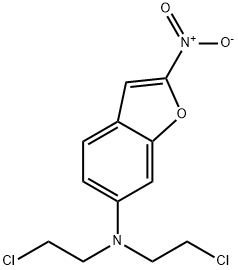 6-(BIS(2-CHLOROETHYL)AMINO)-2-NITROBENZOFURAN