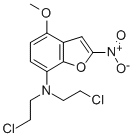 7-(BIS(2-CHLOROETHYL)AMINO)-4-METHOXY-2-NITROBENZOFURAN