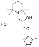 1-Piperidineethanol, alpha-(((4-methyl-3-thienyl)oxy)methyl)-2,2,6,6-t etramethyl-, hydrochloride