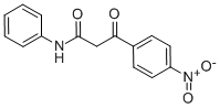 4-NITRO-BETA-OXO-N-PHENYL-BENZENEPROPANAMIDE Structural