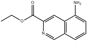 Ethyl 5-aminoisoquinoline-3-carboxylate Structural