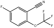 5-Fluoro-2-(trifluoromethoxy)benzonitrile Structural