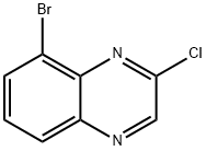 8-bromo-2-chloroquinoxaline Structural