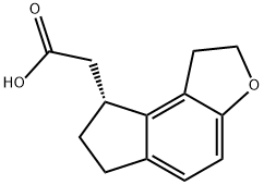 (S)-2-(2,6,7,8-tetrahydro-1H-indeno[5,4-b]furan-8-yl)acetic acid Structural