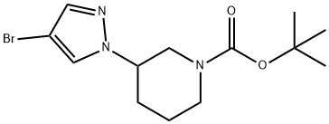 tert-Butyl 3-(4-bromo-1H-pyrazol-1-yl)piperidine-1-carboxylate