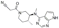 3-((3S,4R)-4-Methyl-3-(Methyl(7H-pyrrolo[2,3-d]pyriMidin-4-yl)aMino)piperidin-1-yl)-3-oxopropanenitrile Structural