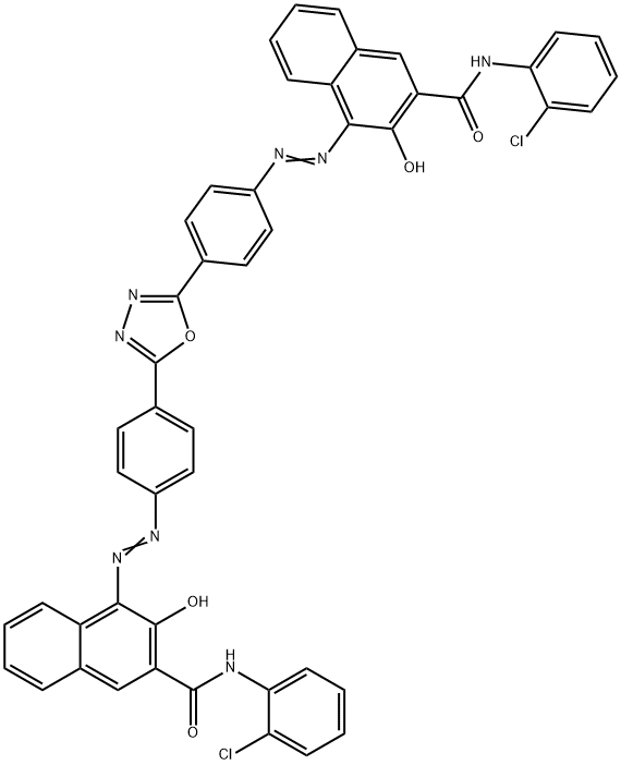 4,4'-[1,3,4-OXADIAZOLE-2,5-DIYLBIS(4,1-PHENYLENEAZO)] BIS[N-(2-CHLOROPHENYL)-3-HYDROXY-2-NAPHTHALENECARBOXAMIDE