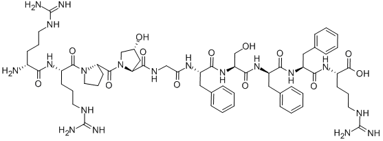 (D-ARG0,HYP3,D-PHE7)-BRADYKININ Structural