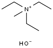 TRIETHYLMETHYLAMMONIUM HYDROXIDE Structural