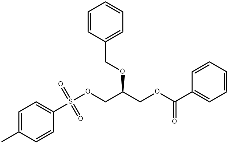 (S)-(-)-1-BENZOYLOXY-2-BENZYLOXY-3-TOSYLOXYPROPANE Structural