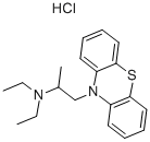 Ethopropazine Hydrochloride Structural