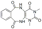 Pyrimido[4,5-c][2,5]benzodiazocine-2,4,6,11(1H,3H)-tetrone,  5,12-dihydro-1,3-dimethyl- Structural