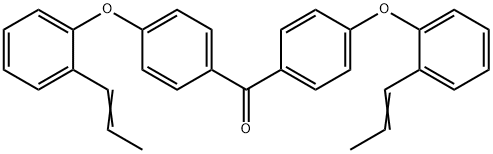 4,4'-BIS[2-(1-PROPENYL)PHENOXY]BENZOPHENONE Structural