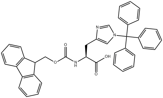 Fmoc-His(Trt)-OH Structural