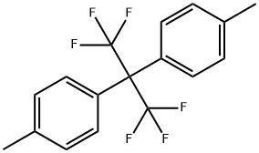 2,2-Bis(4-methylphenyl)hexafluoropropane Structural