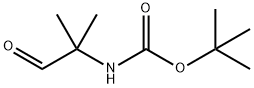 tert-butyl 2-formylpropan-2-ylcarbamate Structural