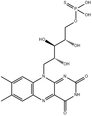 riboflavin 5'-phosphorothioate Structural