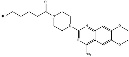 1-[4-(4-AMino-6,7-diMethoxy-2-quinazolinyl)-1-piperazinyl]-5-hydroxy-1-pentanone Structural